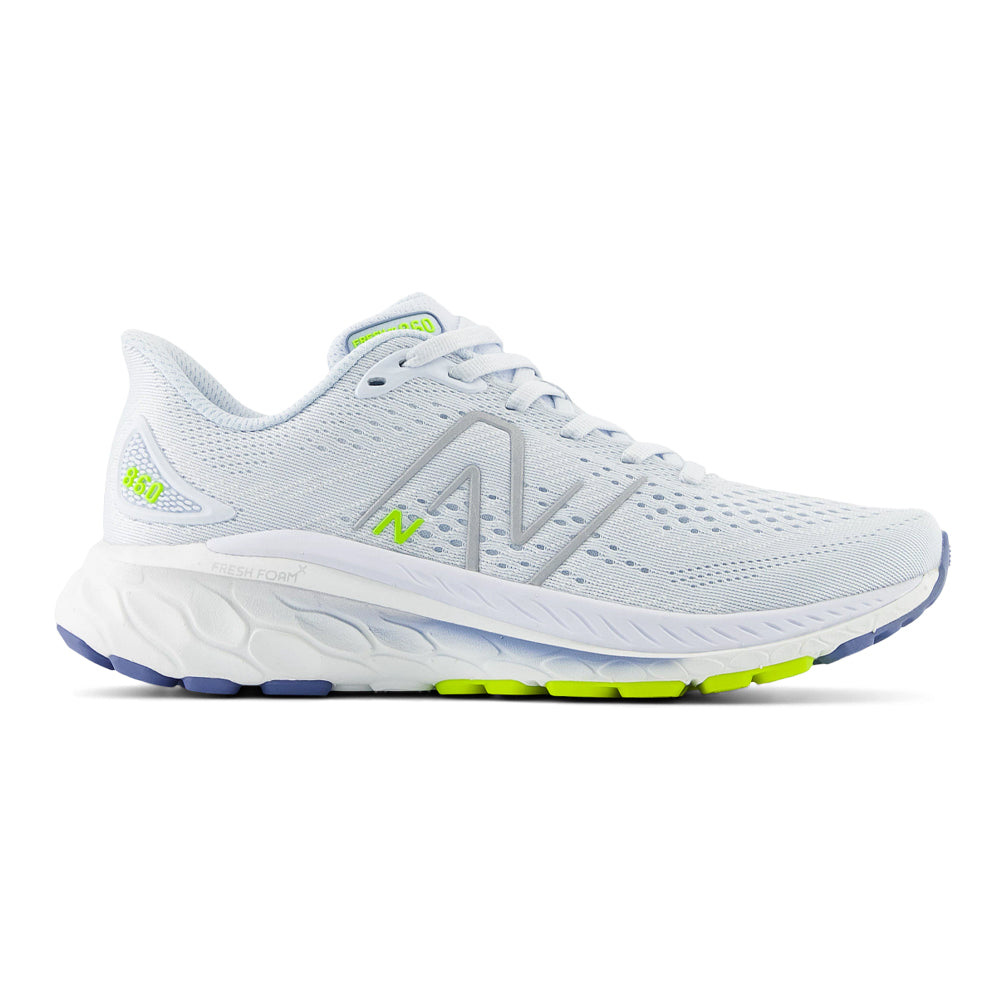 Women's New Balance Fresh Foam X 860v13, Ice Blue/Thirty Watt, 11 D Wide