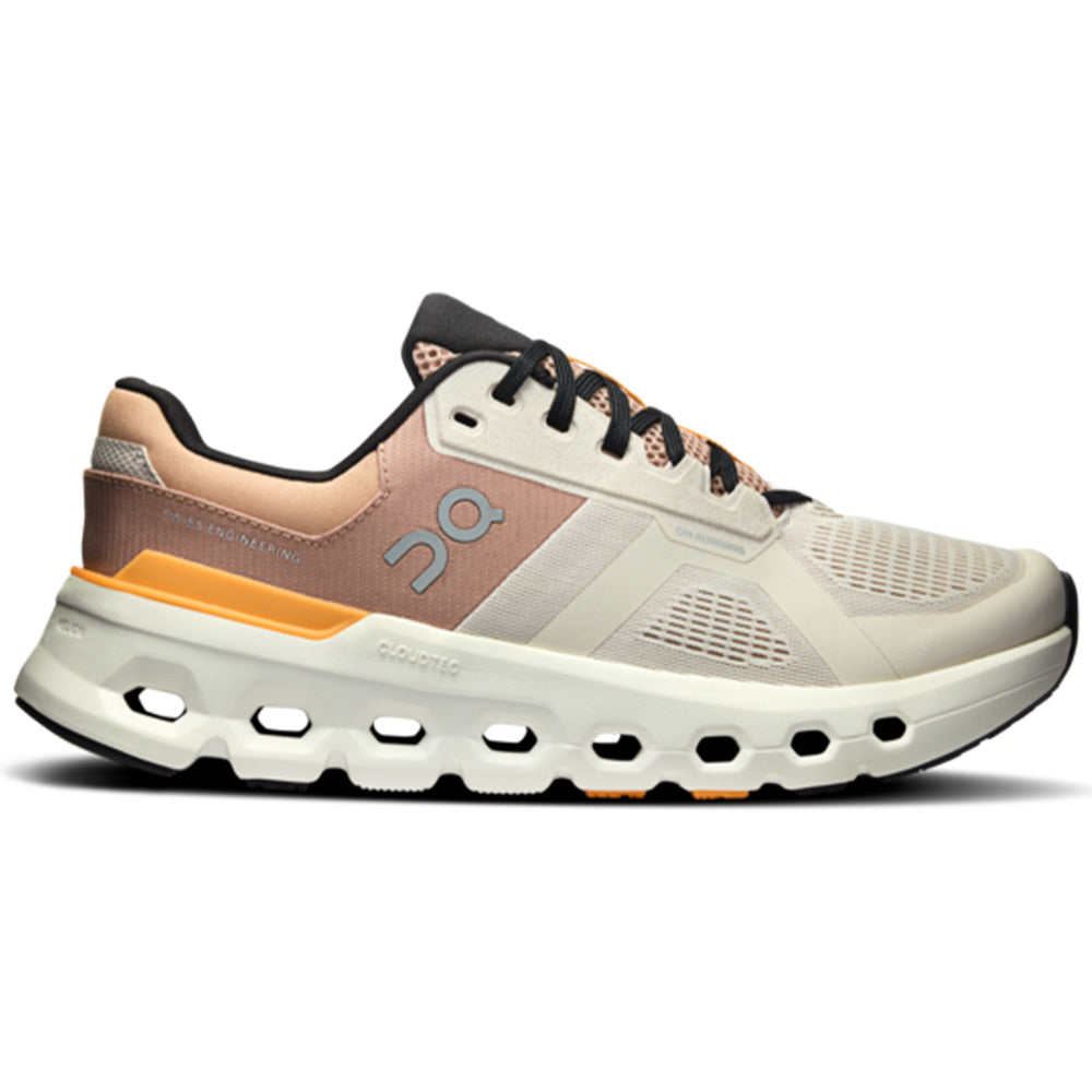 Women's On Cloudrunner 2, Pearl/Tangerine, 10.5 B Medium