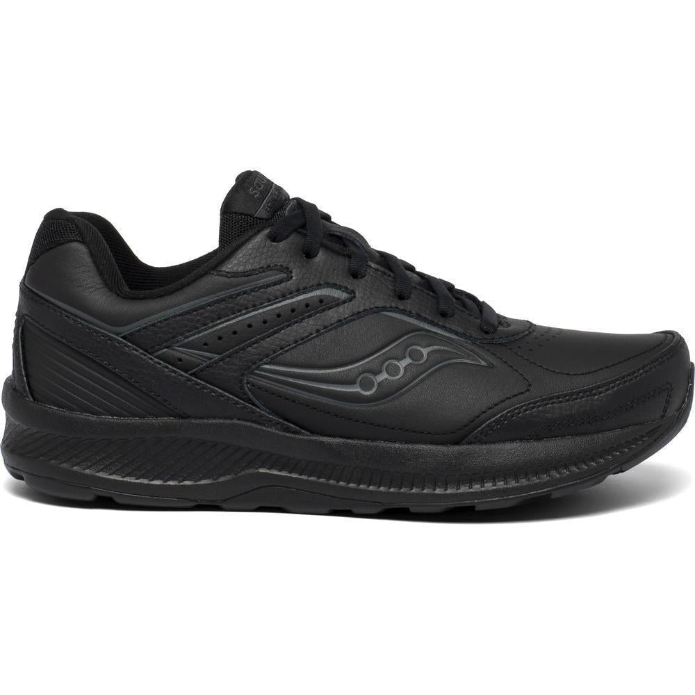 Womens Saucony Echelon Walker 3, Black, 7.5 B Medium
