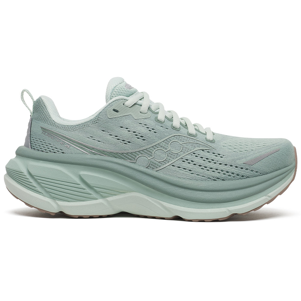 Women's Saucony Hurricane 25, Iceberg/Aloe, 6.5 B Medium