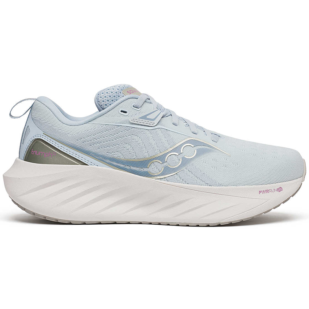 Womens Saucony Triumph 22, Vapor/Moon, 7 B Medium