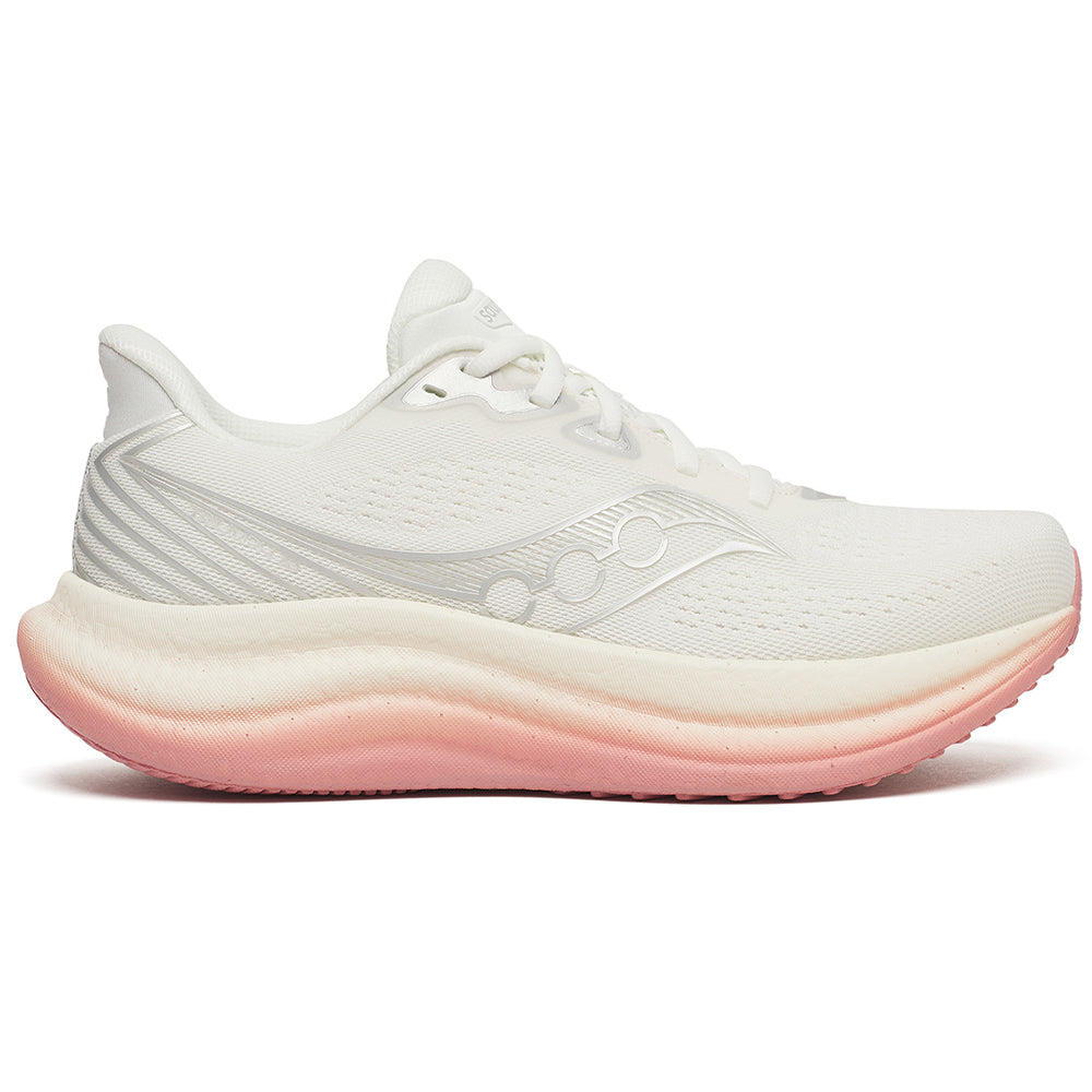 Women's Saucony Triumph 23, Ivory/Mauve, 7.5 B Medium