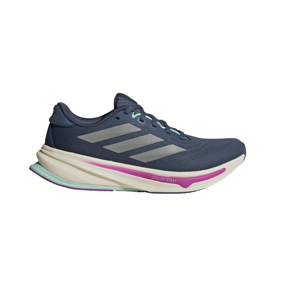 Women's Adidas Supernova Rise 2, Preloved Ink/Matte Silver/Preloved Ink, 8.5 B Medium