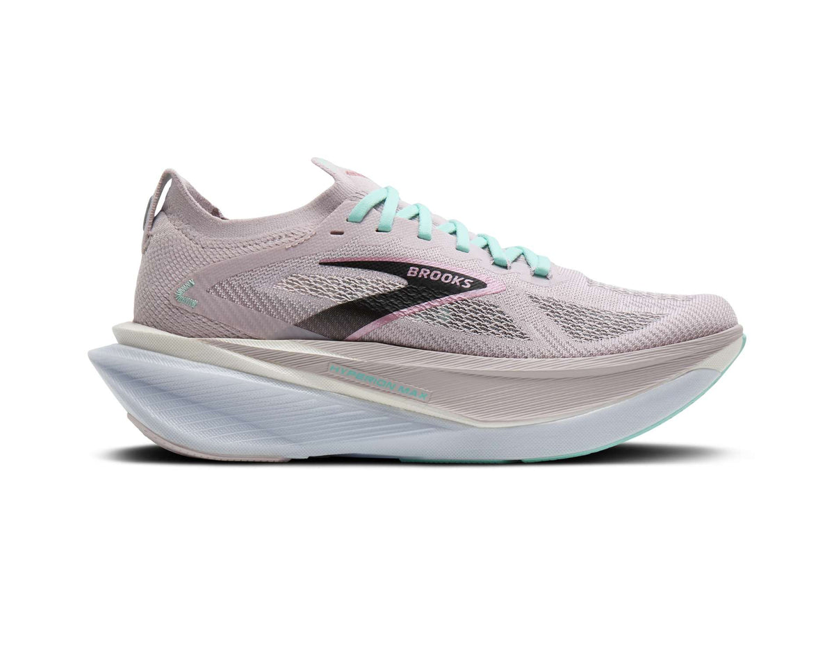 Women's Brooks Hyperion Max 3, Pink/Yucca/Black, 11 B Medium