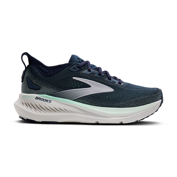 Women's Brooks Glycerin GTS 23, Spellbound/Yucca/Pink, 8 2E Extra Wide