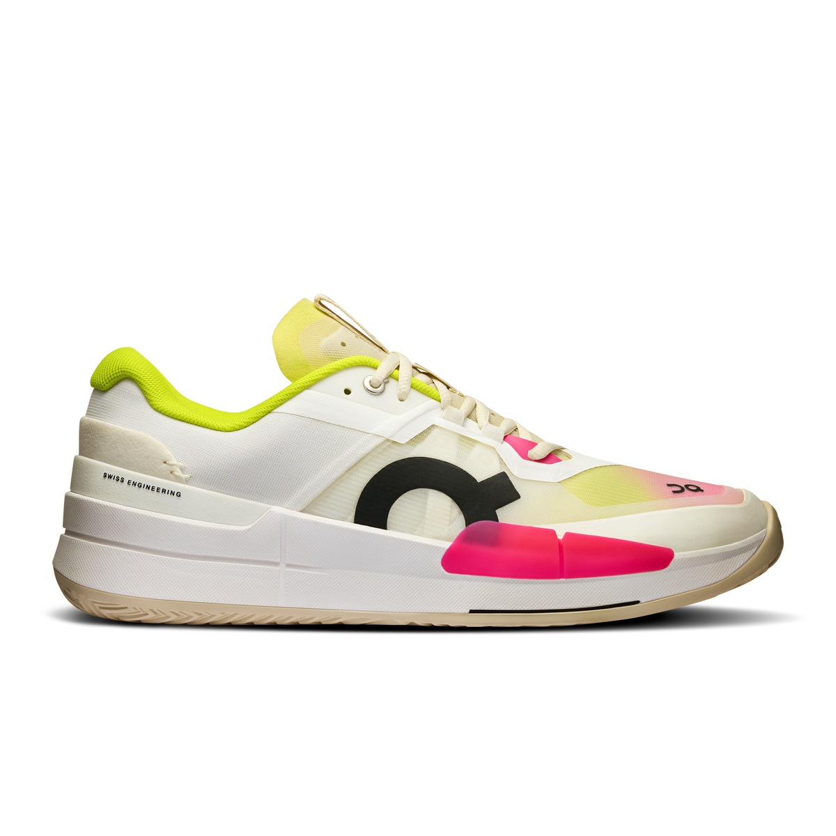 Men's On The Roger Pro 2, White/Lime, 7.5 D Medium