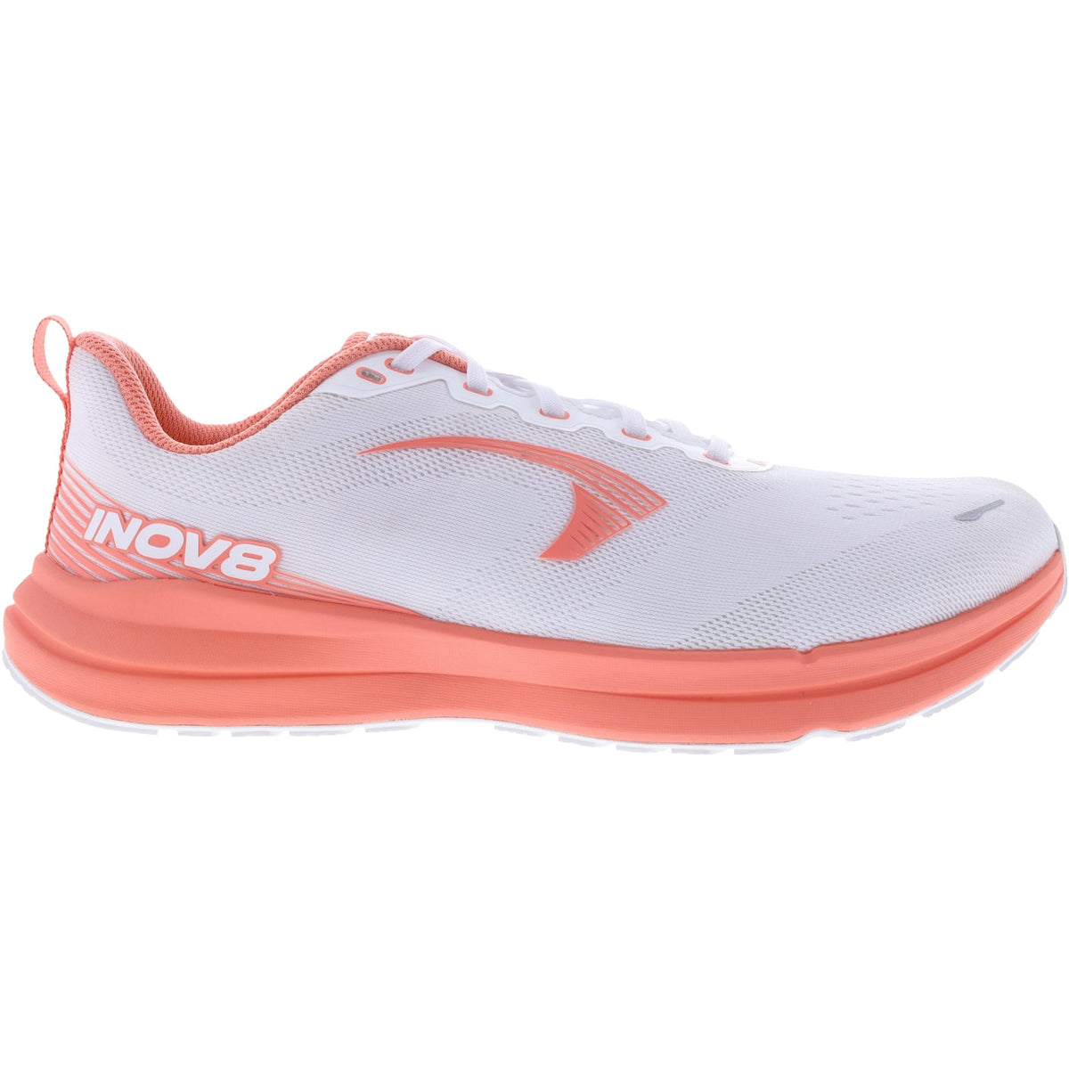 Women's Inov8 Roadfly Zero, White/Coral, 10.5 D Wide