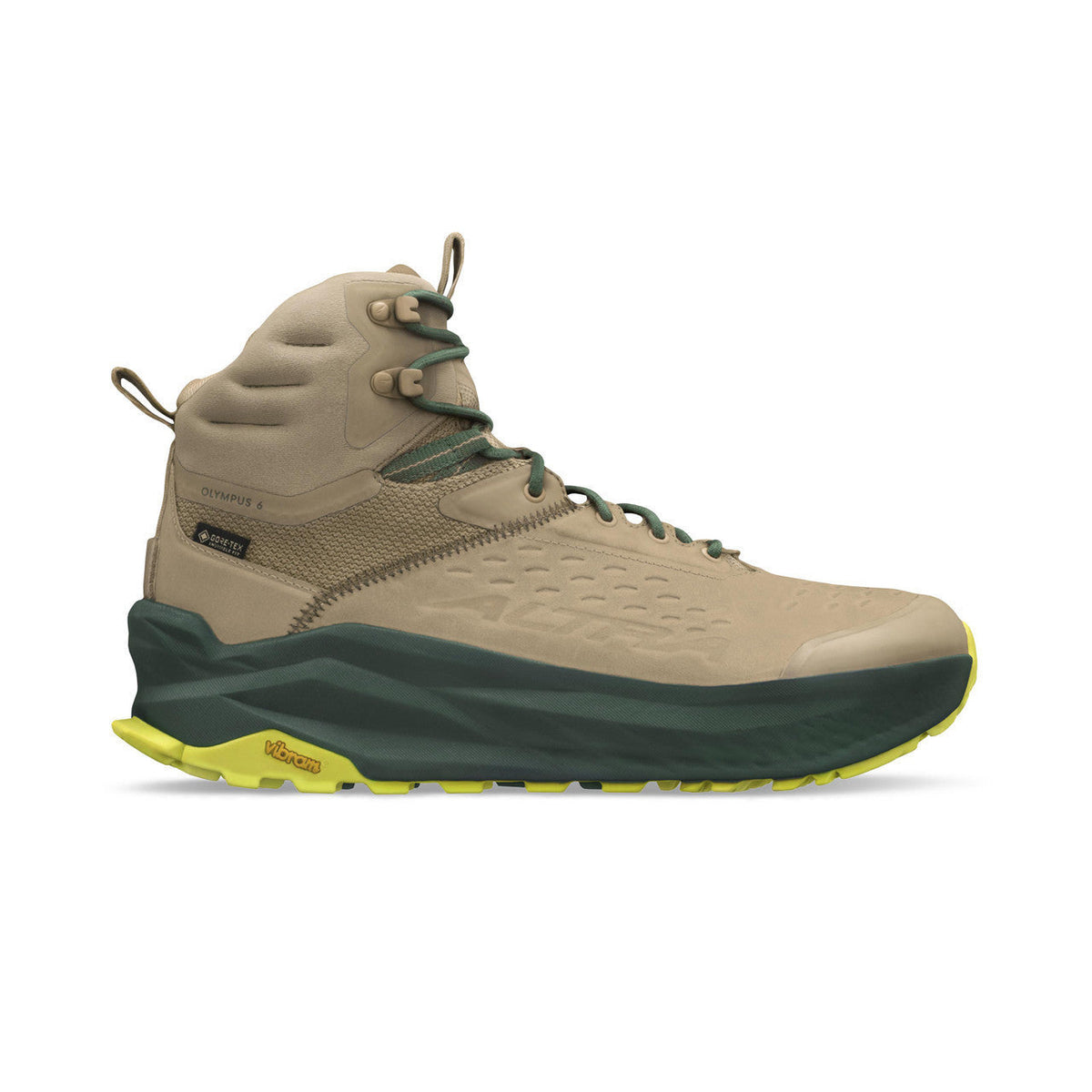 Men's Altra Olympus 6 Hike Mid GTX, Tan, 11 D Medium