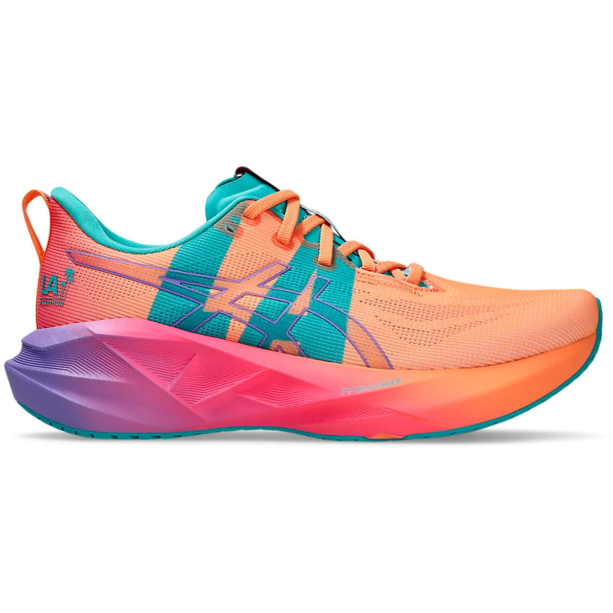 Men's Asics Novablast 5, Mojave/Amethyst, 9.5 D Medium