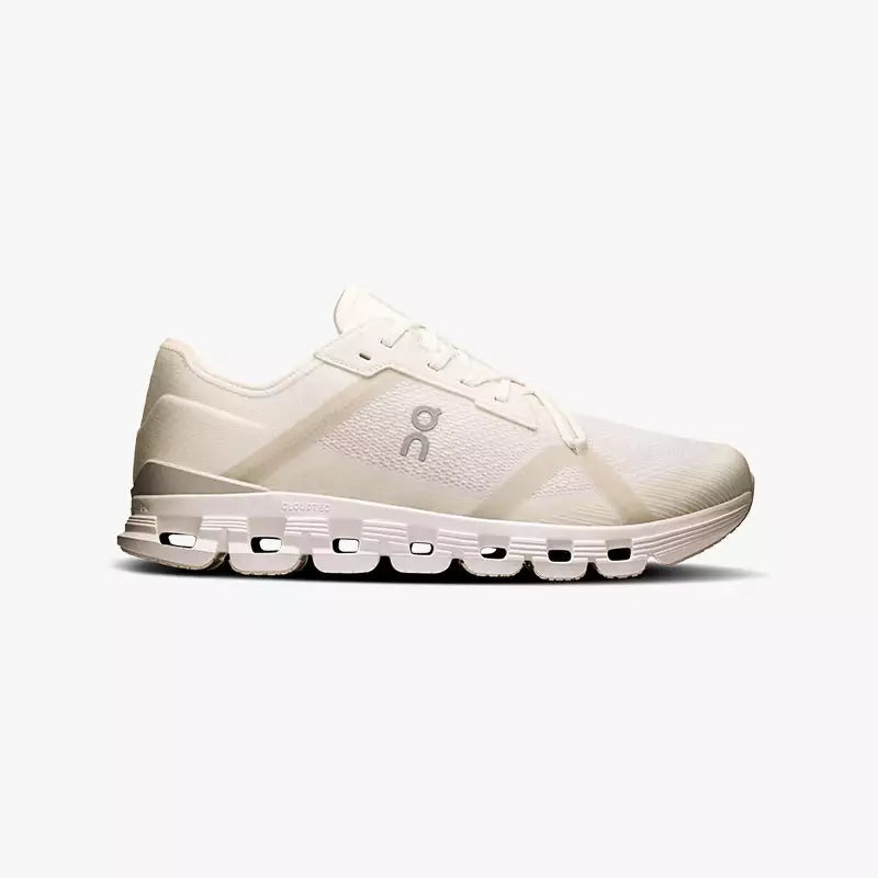 Mens On Cloud X 4 AD, White/Wolf, 8 D Medium