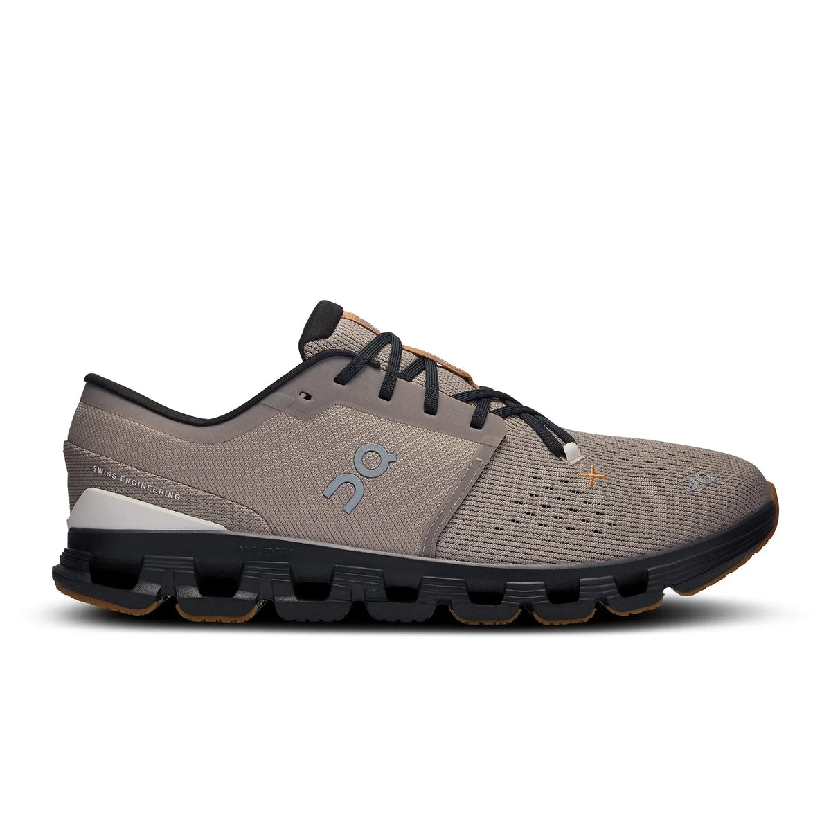 Men's On Cloud X 4, Fog/Black, 9.5 D Medium