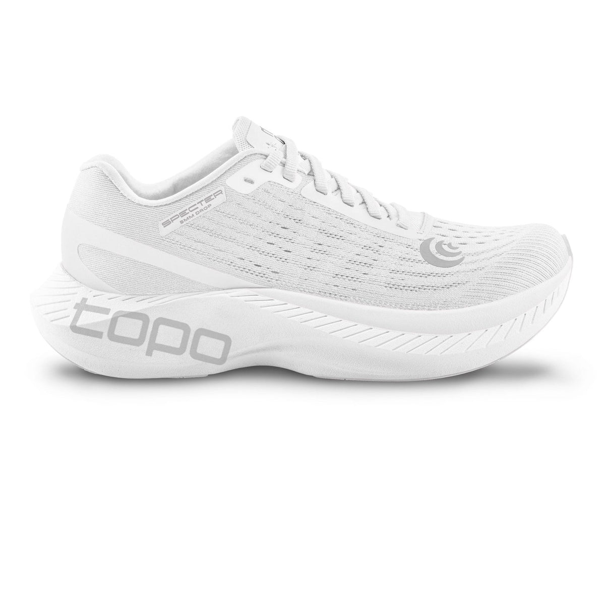 Men's Topo Athletic Specter, White/Grey, 9 D Medium