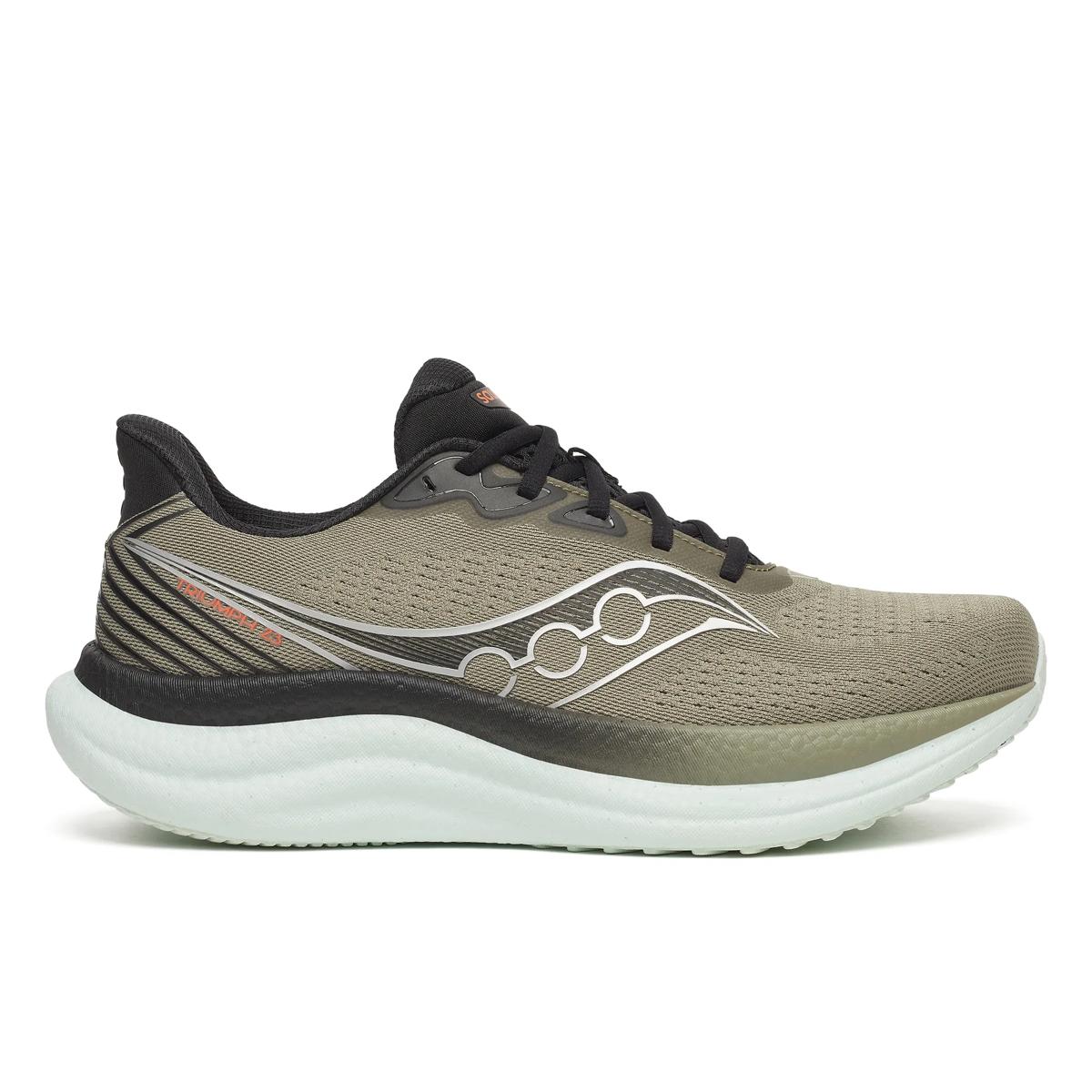 Men's Saucony Triumph 23, Laurel/Black, 10 D Medium