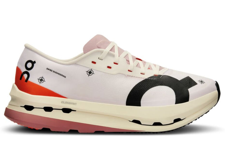Women's On Cloudboom Echo 3, White/Flame, 9 B Medium