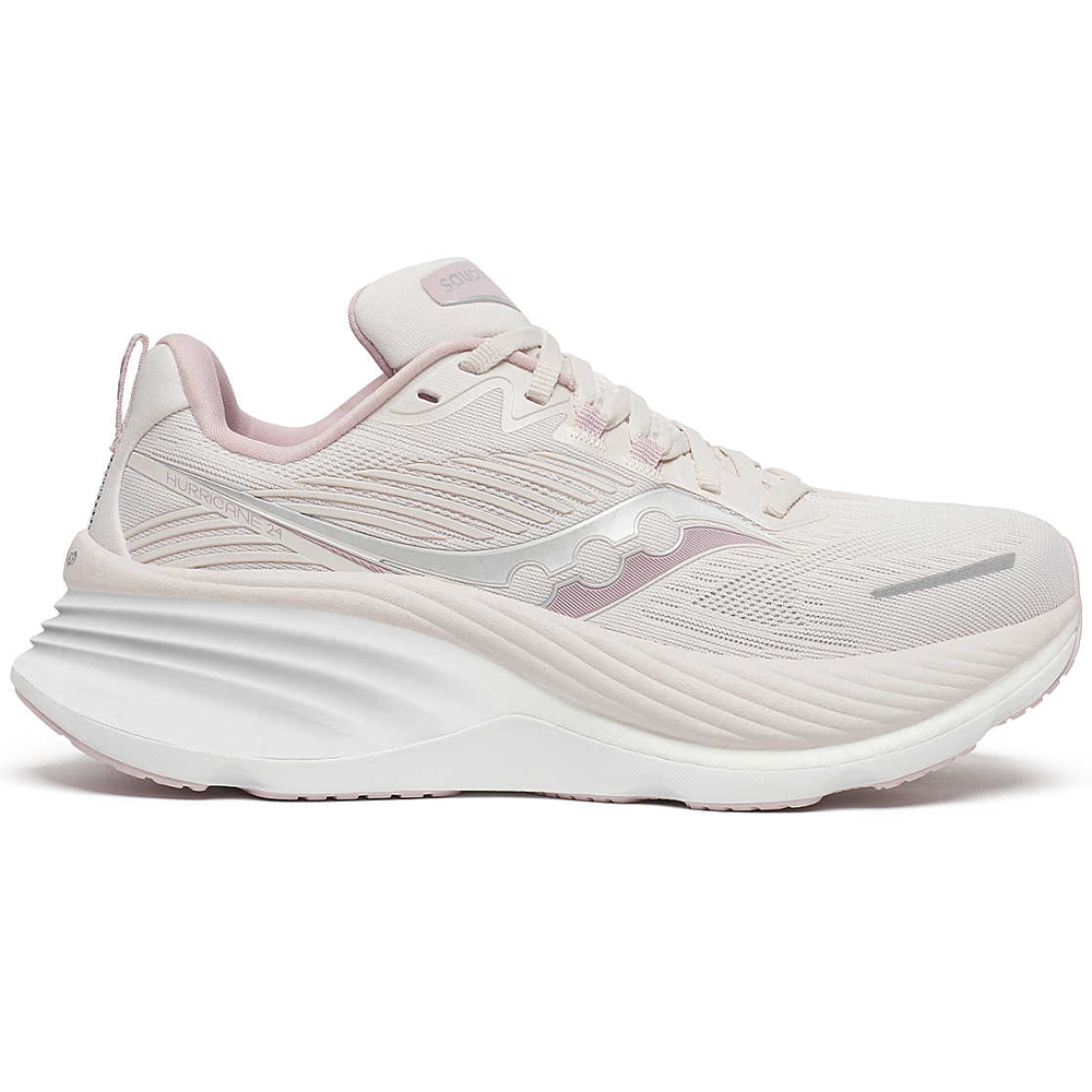 Women's Saucony Hurricane 24, Moon, 9.5 B Medium