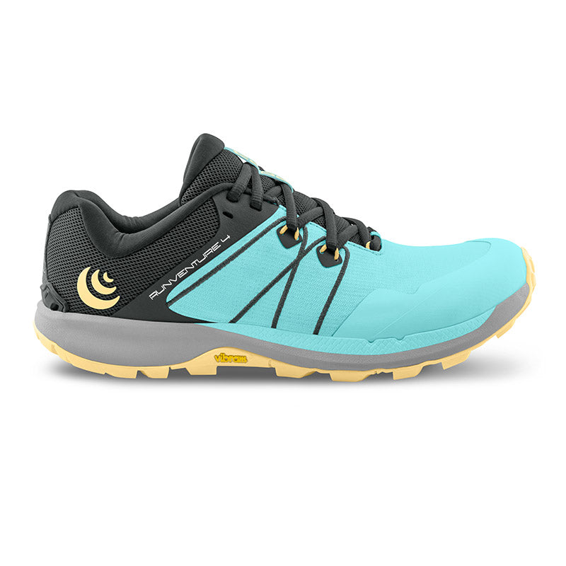 Women's Topo Athletic Runventure 4, Sky/Butter, 6 B Medium