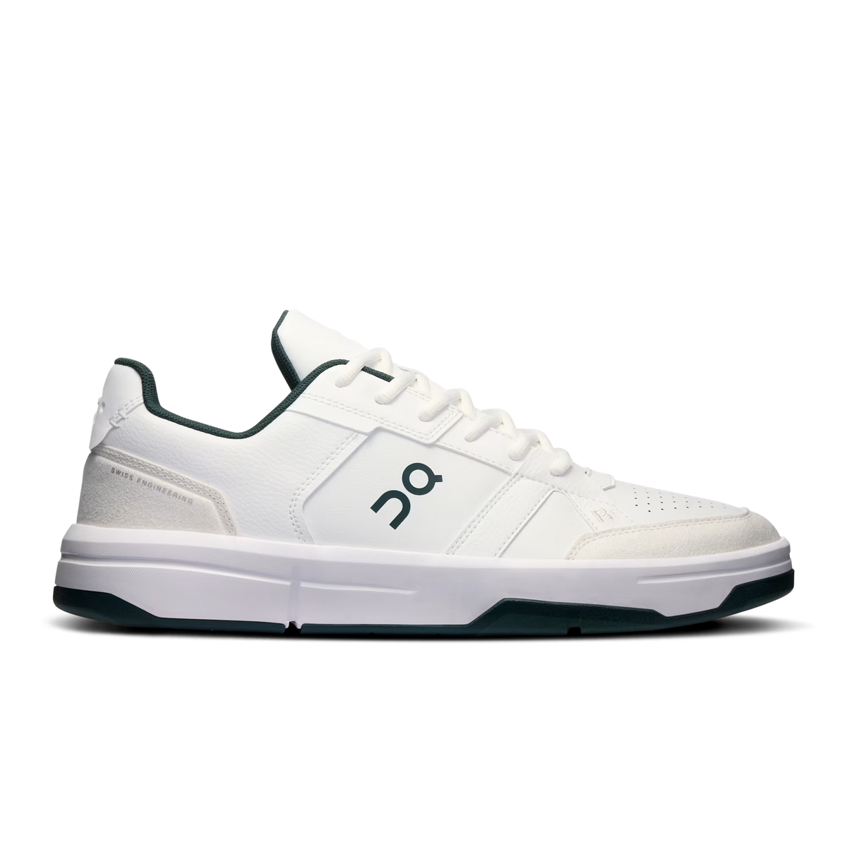 Men's On The Roger Clubhouse 3, White/Evergreen, 9.5 D Medium