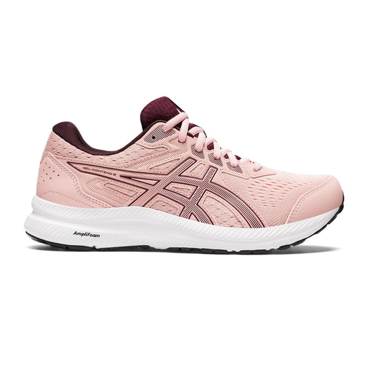 Womens Asics Gel-Contend 8, Frosted Rose/Deep Mars, 5 B Medium