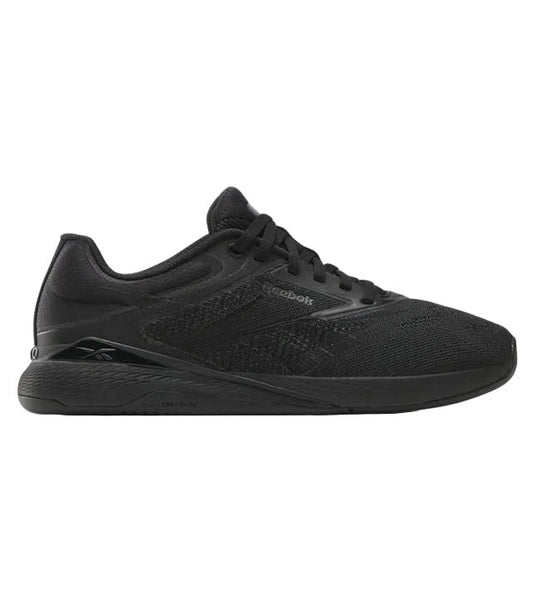 Women's Reebok Nano X5, Black/Grey, 9 B Medium