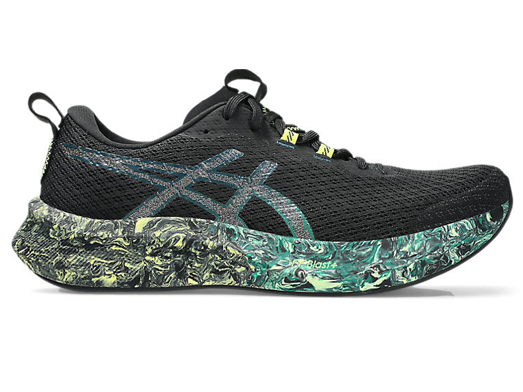 Men's Asics Noosa Tri 16, Black/Jasper Green, 10 D Medium