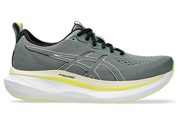 Men's Asics Glideride Max, Monument Blue/Vanilla, 9 D Medium