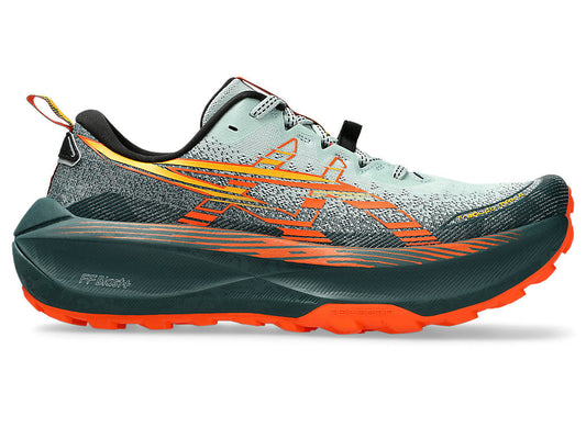 Men's Asics Trabuco Max 4, Cold Moss/Nova Orange, 11 D Medium