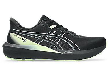 Men's Asics Gt-1000 15, Black/Illuminate Yellow, 9.5 D Medium