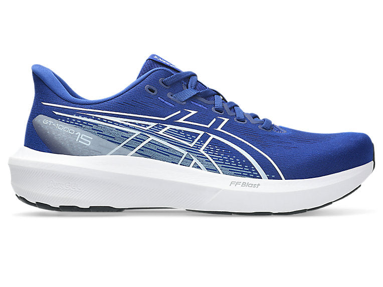 Men's Asics GT-1000 15, Prussian Blue/White, 12.5 D Medium