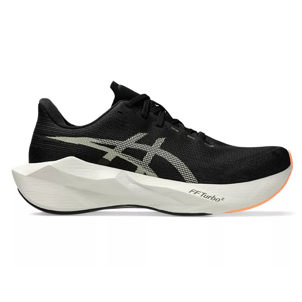Men's Asics Novablast 6, Black/Khaki, 10 D Medium