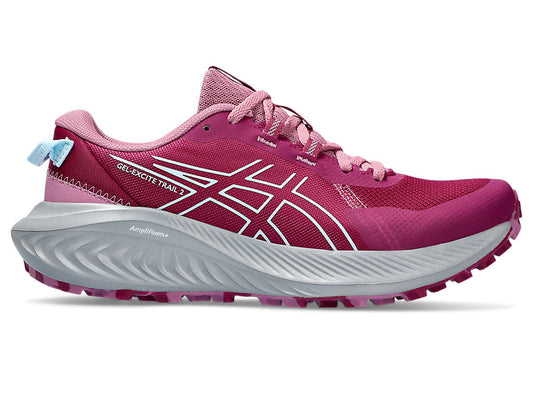 Women's Asics Gel-Excite Trail 2, Blackberry/Light Blue, 8.5 B Medium
