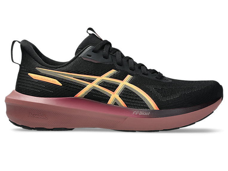 Women's Asics GT-1000 14, Black/Vivid Coral, 11.5 B Medium
