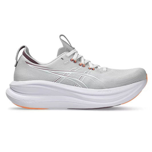 Women's Asics Gel-Nimbus 28, Cloud Grey/Dusty Mauve, 7 B Medium