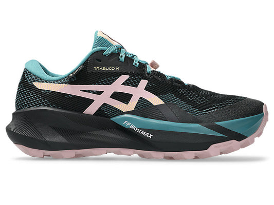 Women's Asics Trabuco 14 GTX, Black/Morganite, 10 B Medium