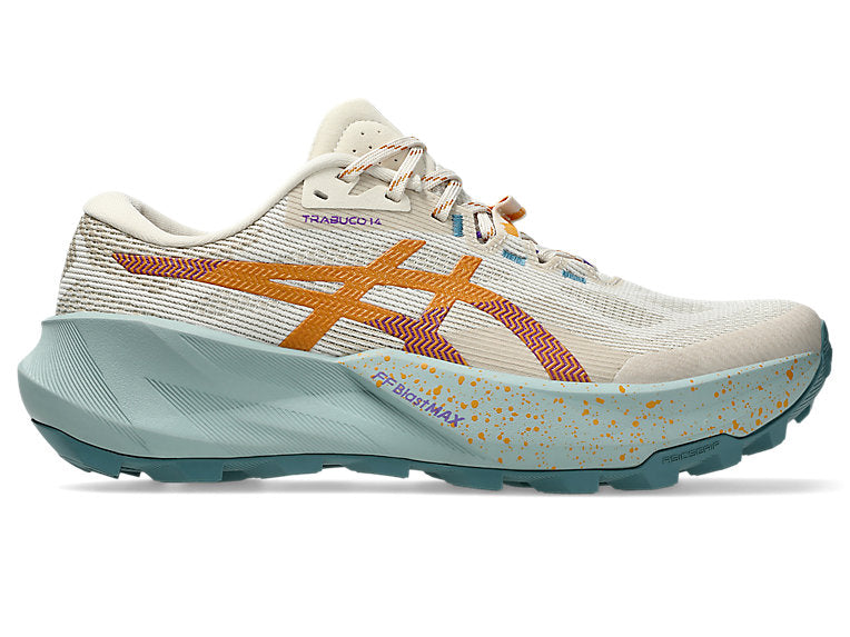 Women's Asics Trabuco 14, Oatmeal/Sandstorm, 5 B Medium