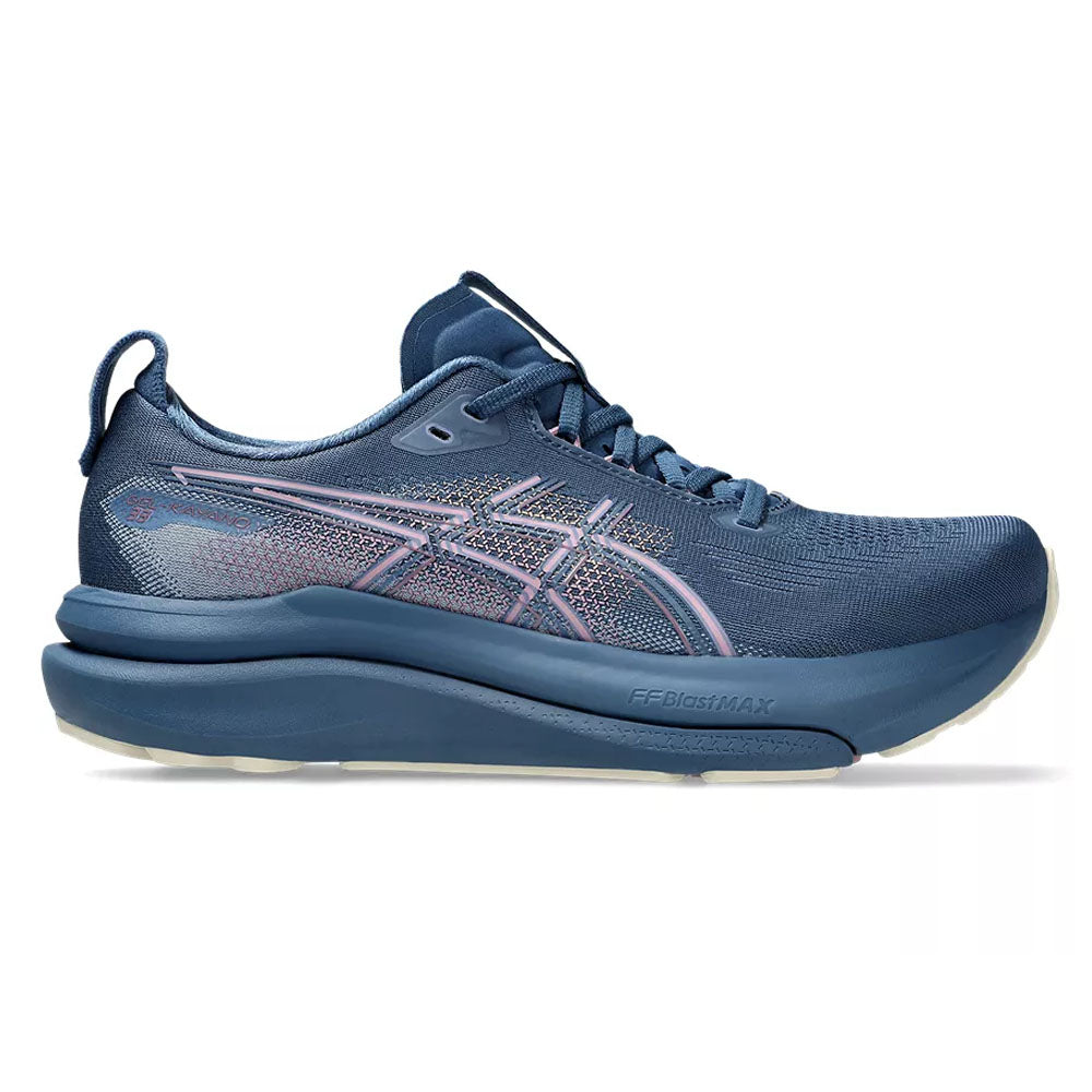 Women's Asics Gel-Kayano 33, Grand Shark/Taro Purple, 8.5 B Medium