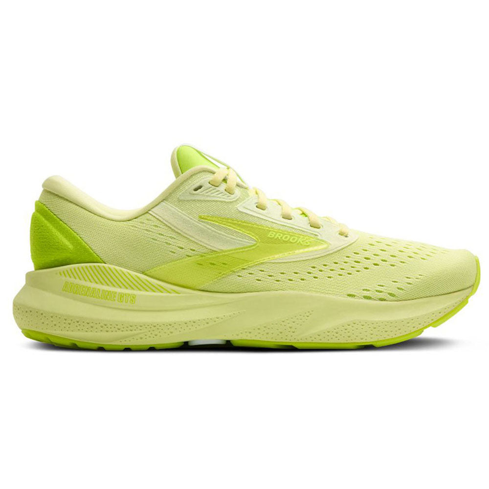Men's Brooks Adrenaline GTS 24, Lime Green/Nightlife, 12 D Medium