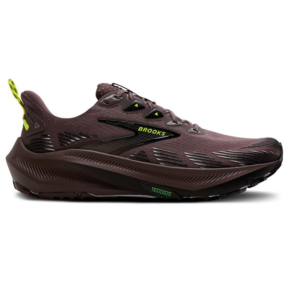 Men's Brooks Ghost Trail, Brown/Black/Nightlife, 14 D Medium