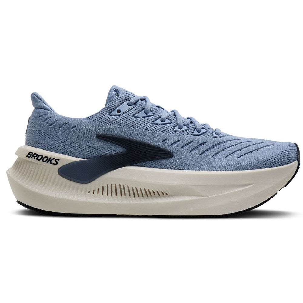 Men's Brooks Glycerin Max 2, Rain Washed/Navy Blazer/Clear, 10.5 D Medium