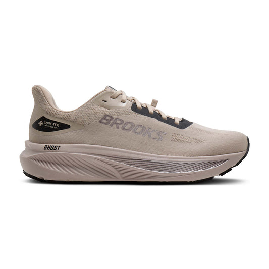 Men's Brooks Ghost 18 GTX, Chateau/Black/Metallic, 12 D Medium