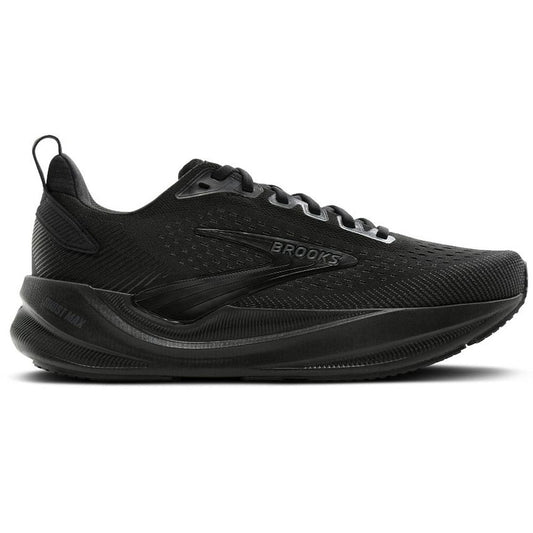 Men's Brooks Ghost Max 4, Black/Black/Ebony, 10.5 2E Wide