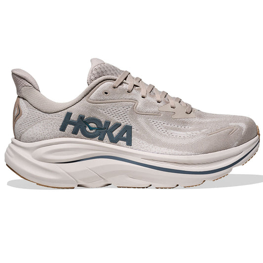 Men's Hoka Clifton 10, Putty/Grout, 9 D Medium