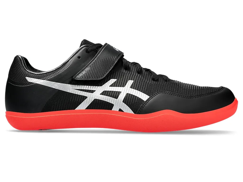 Men's Asics Throw Pro 3, Black/Pure Silver, 11 D Medium