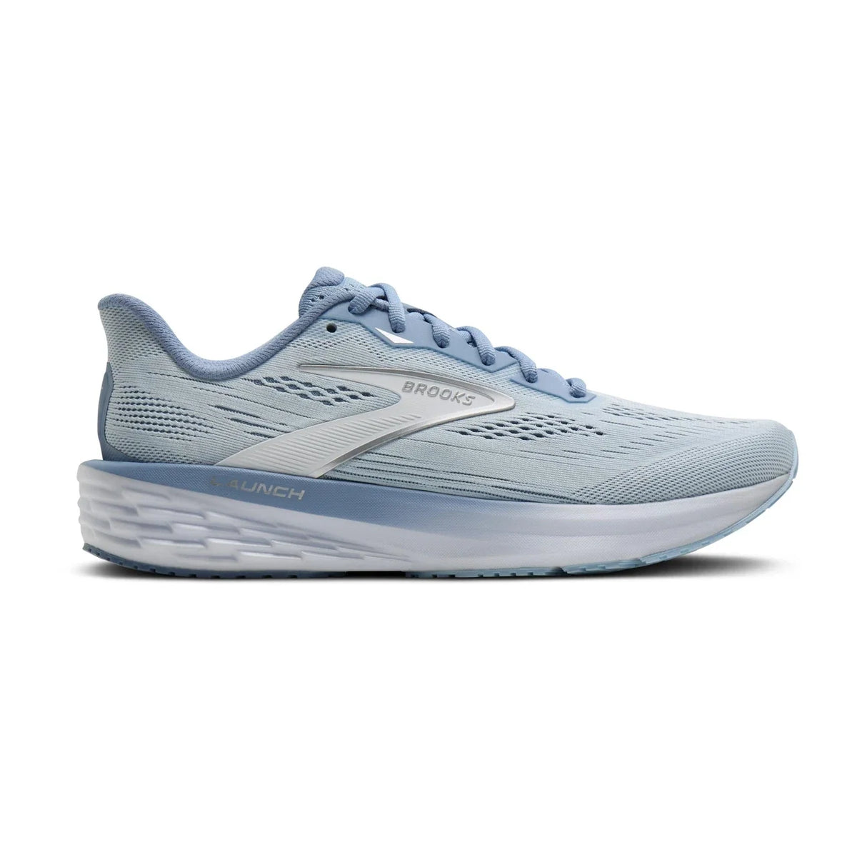 Women's Brooks Launch 12, Rainwashed/Nantucket/Chrome, 8 B Medium
