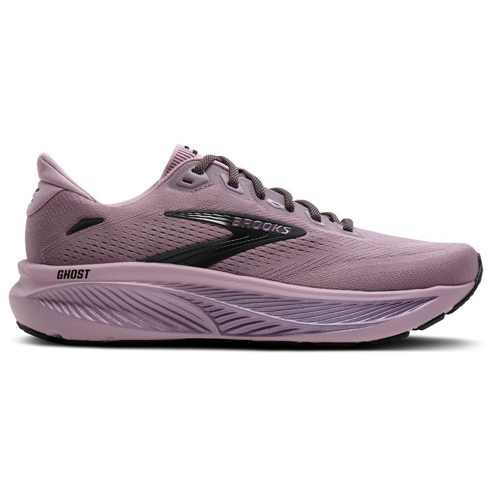 Women's Brooks Ghost 18, Elderberry/Black, 8.5 B Medium