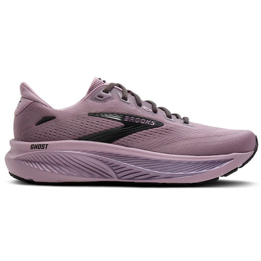 Women's Brooks Ghost 18, Elderberry/Black, 9 B Medium