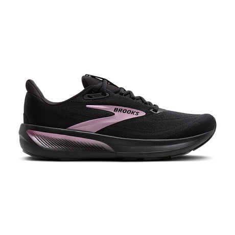 Women's Brooks Revel 9, Black/Black/Rose Gold, 8 B Medium