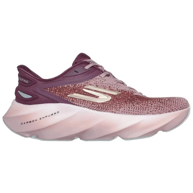Women's Skechers Aero Burst, Burgundy, 9 B Medium