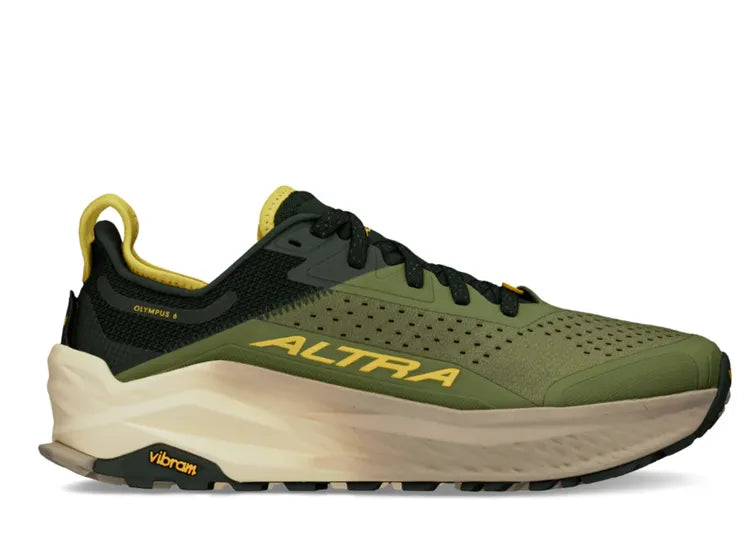 Men's Altra Olympus 6, Dusty Olive, 9.5 D Medium
