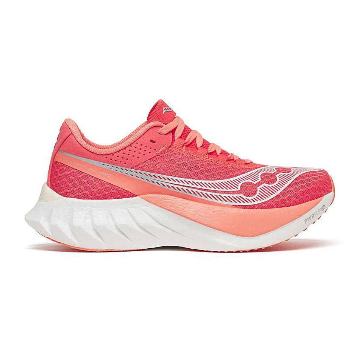 Men's Saucony Endorphin Pro 4, Coral, 12 B Narrow