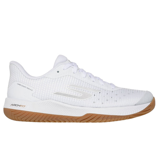 Women's Skechers Viper Court Pro 2.0, White, 6.5 B Medium